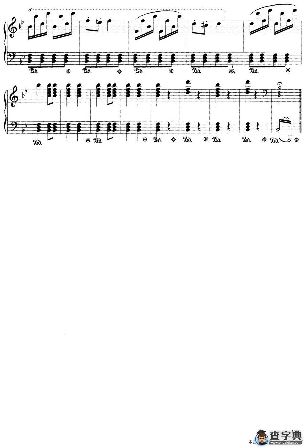 诗人与农夫（序曲）钢琴谱