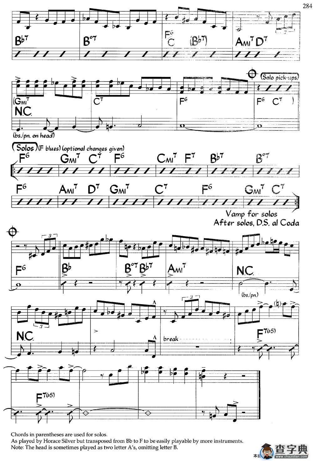 Opus de Funk（爵士钢琴曲）钢琴谱