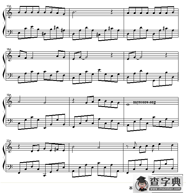 往日情怀钢琴谱