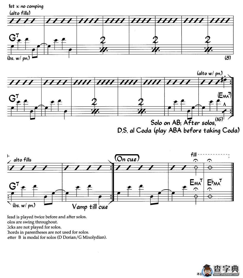 Bolivia（玻利维亚）（爵士钢琴曲）钢琴谱