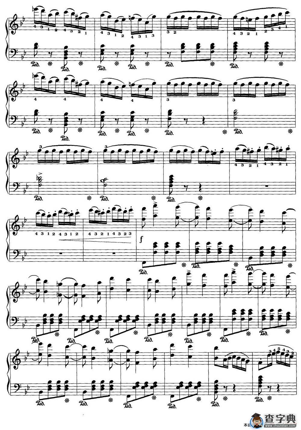 诗人与农夫（序曲）钢琴谱