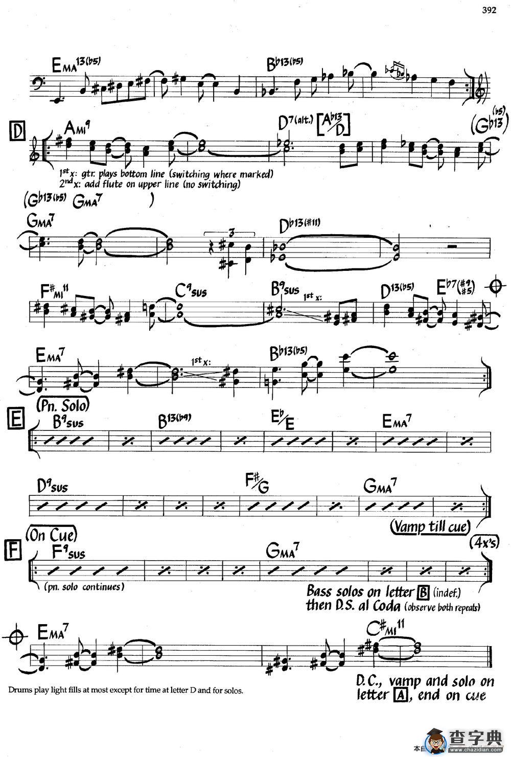 WaterWings（爵士钢琴曲）钢琴谱