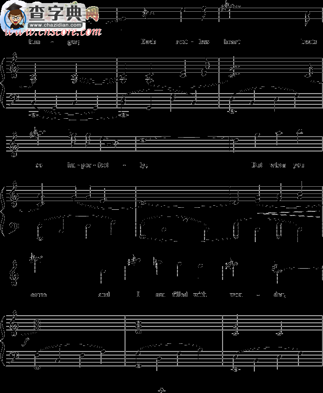 you raise me up弹唱谱