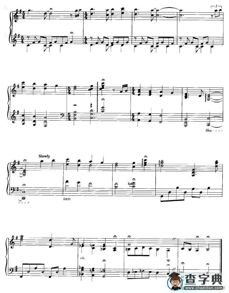 O Come All Ye Faithful钢琴谱