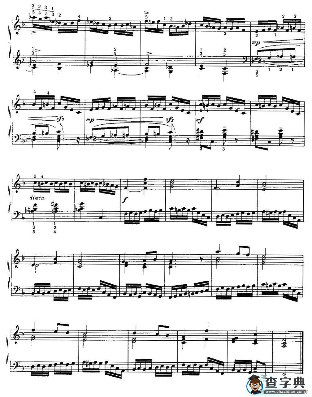 20 Petites Etudes, Op.91（20首小型练习曲）（4）钢琴谱
