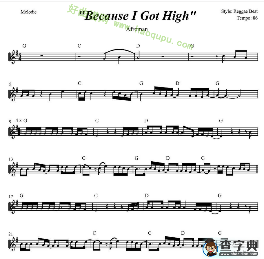 《Because I Got High》