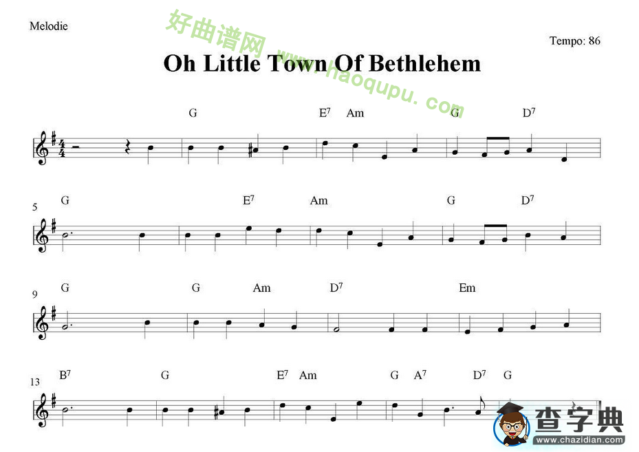 《Oh Little Town Of Bethlehem》