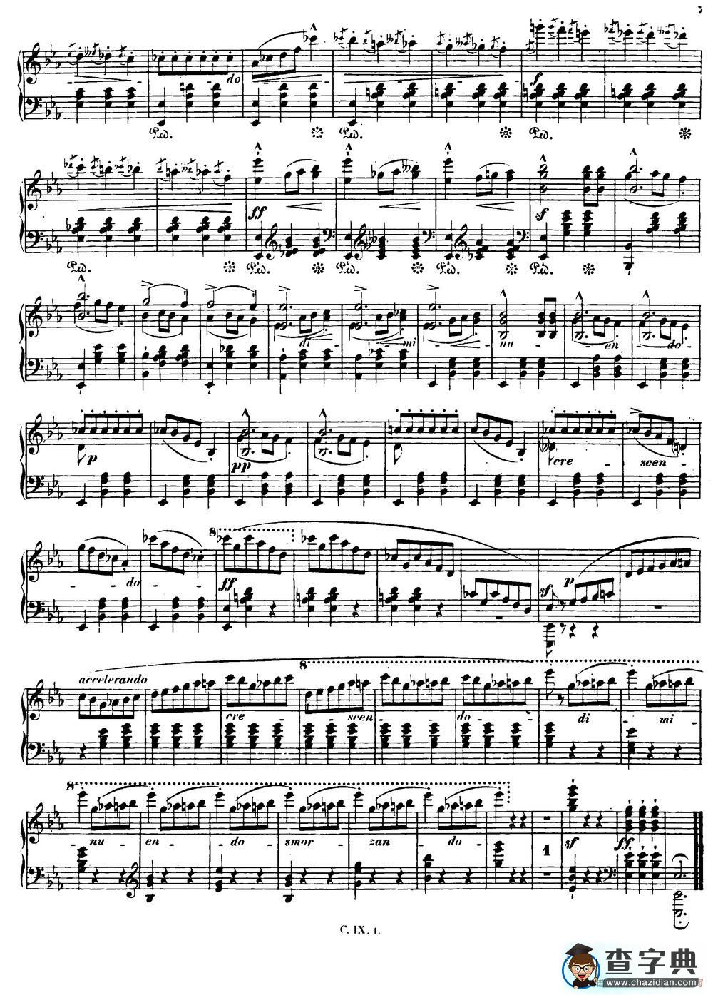 Grande valse brillante Op18（降E大调华丽圆舞曲Op.18 ）钢琴谱