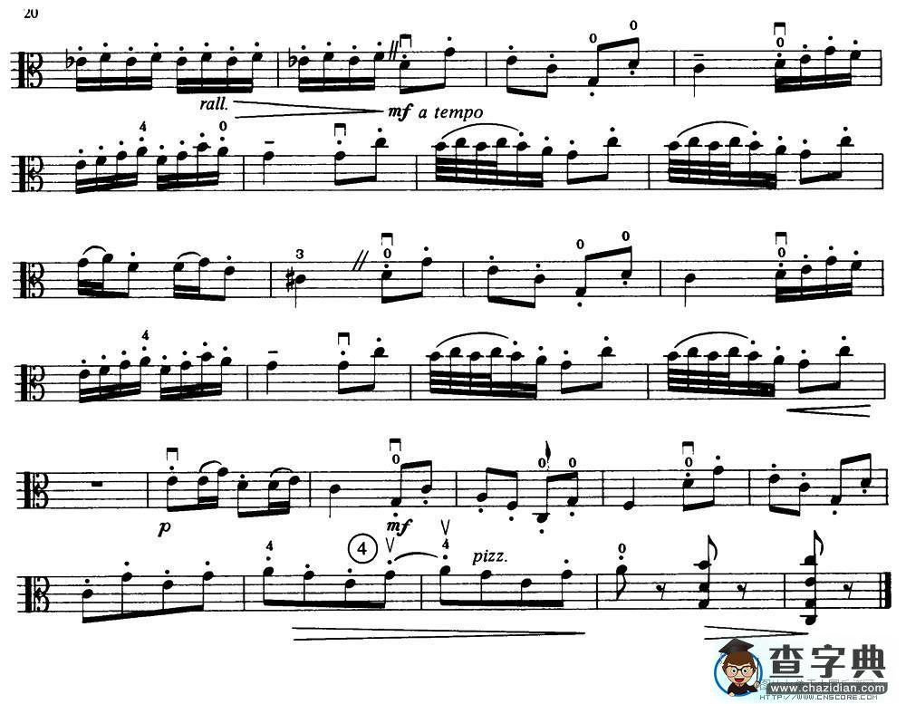 Gavotte From mignon小提琴谱