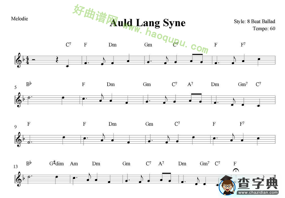 《Auld Lang Syne》