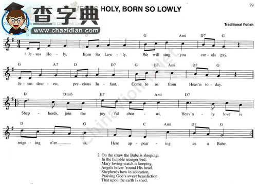 103.jesus holy,born so lowly小提琴谱