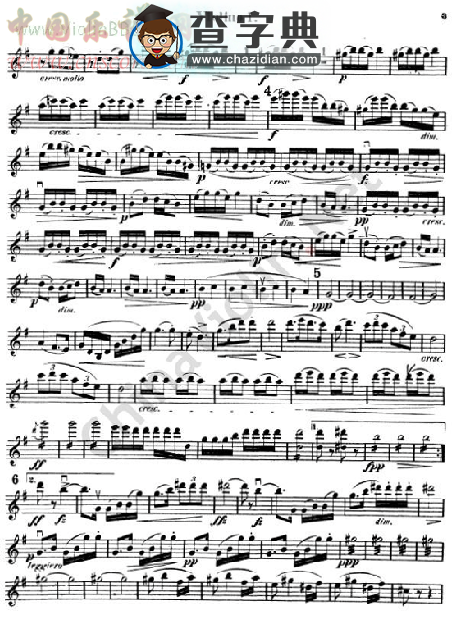 symphony no.9 in e minor. op.95 (new world)第一小提琴小提琴谱