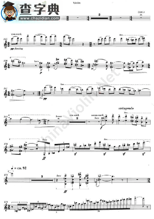 《the red violin》(红色小提琴) 小提琴小提琴谱