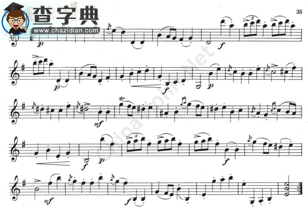 veracini《minuet》小提琴谱小提琴谱