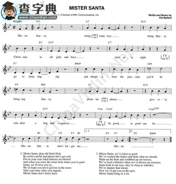 128.mister santa小提琴谱