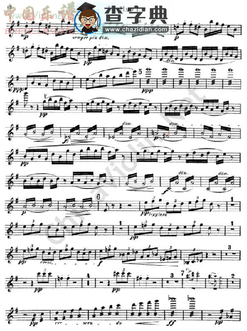 symphony no.9 in e minor. op.95 (new world)第一小提琴小提琴谱