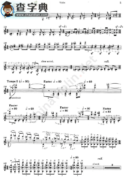 《the red violin》(红色小提琴) 小提琴小提琴谱