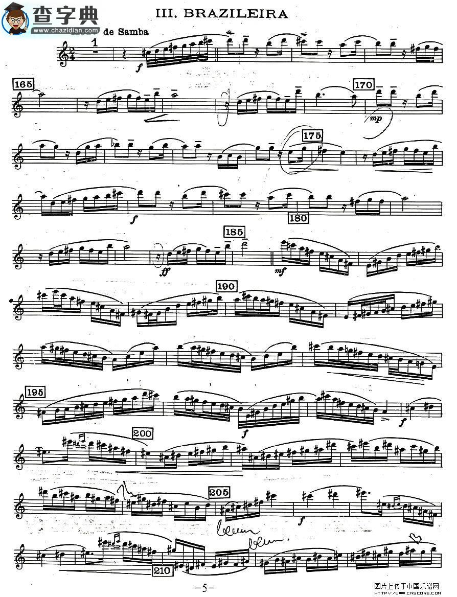 Scaramouche（胆小鬼）萨克斯谱