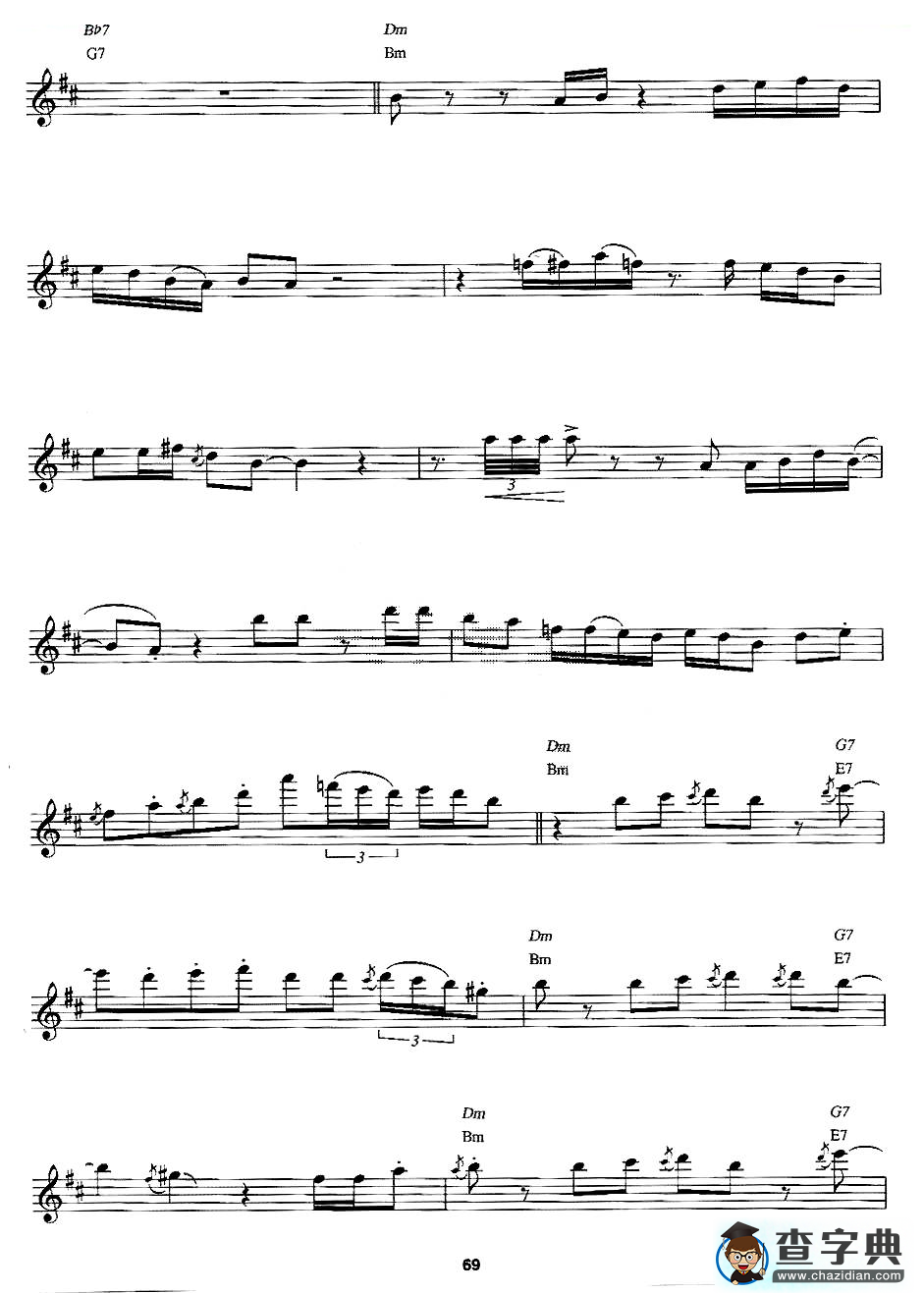 Saxman萨克斯谱