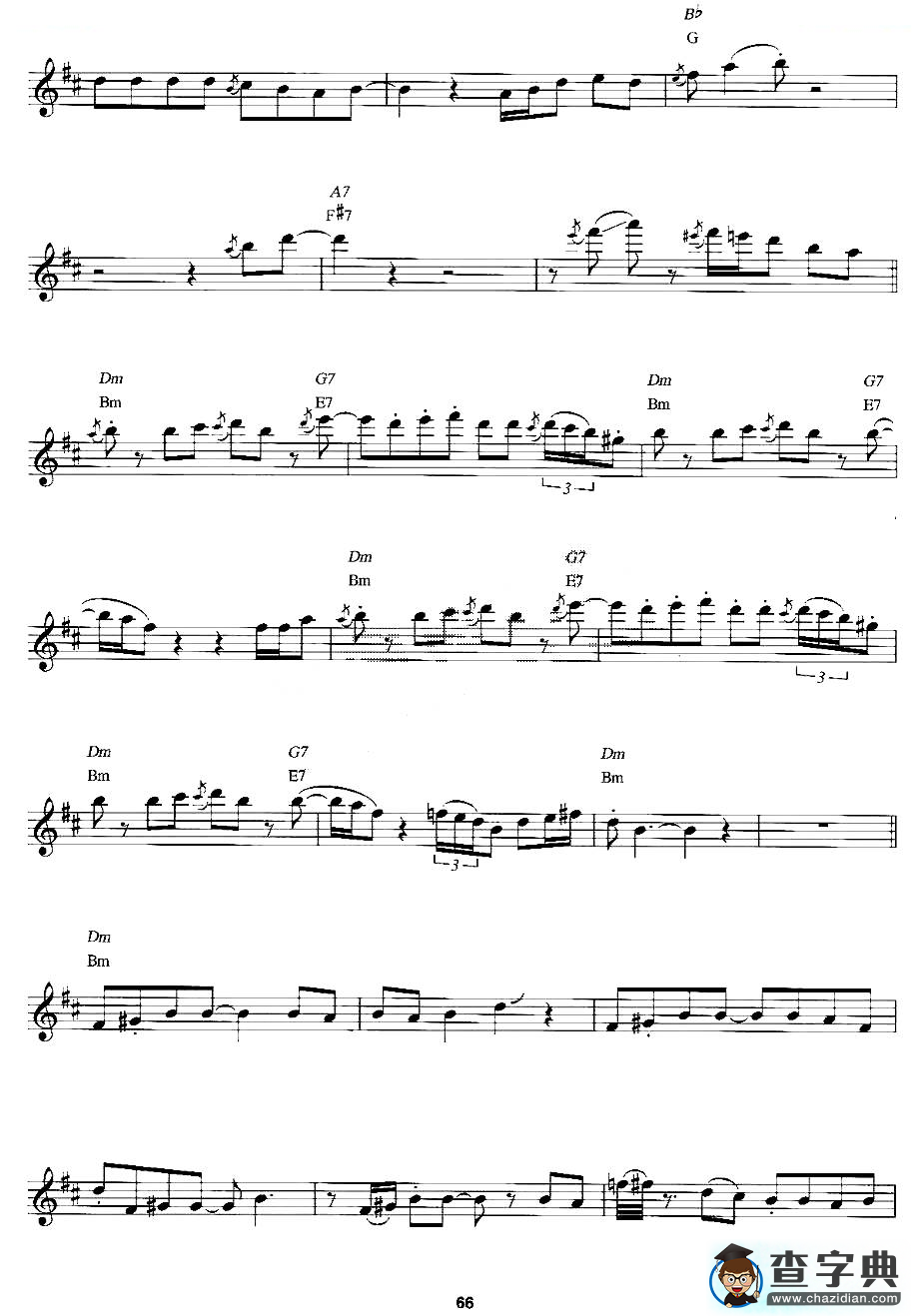 Saxman萨克斯谱