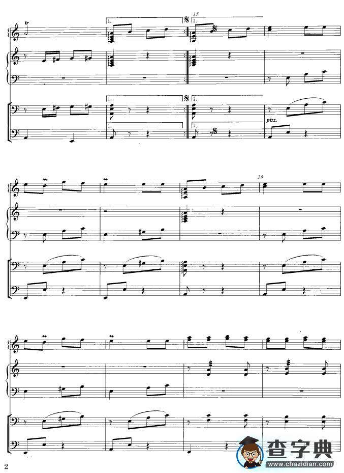 西部恰尔达什舞曲2其他曲谱