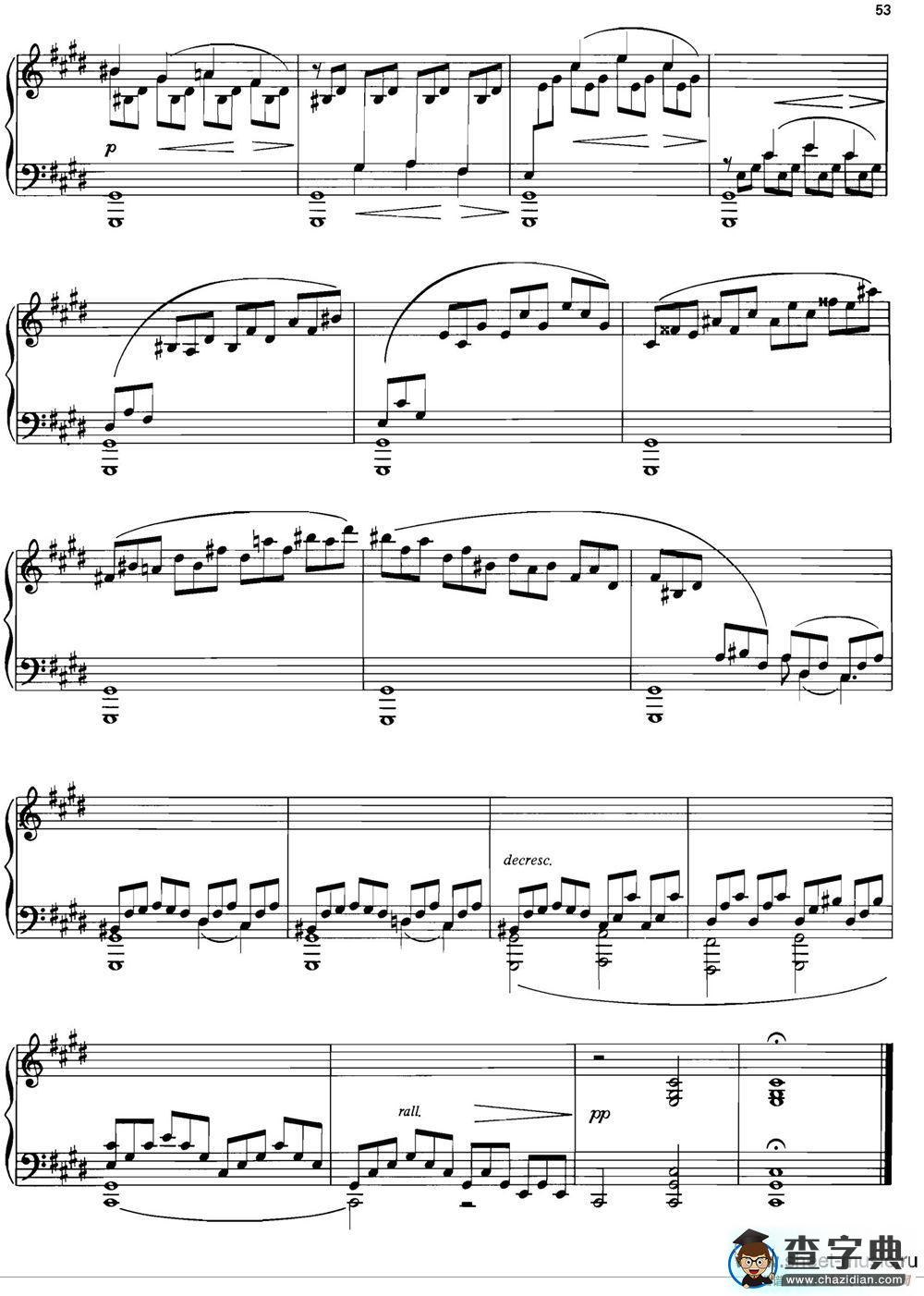 SONATE AU CLAIR DE LUNE（MOONLIGHT SONATA）钢琴谱