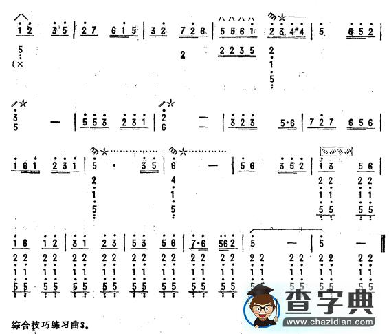 祝君早康复（琵琶）3其他曲谱
