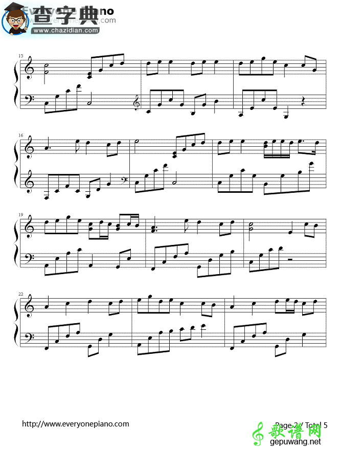 暖暖钢琴谱_梁静茹暖暖钢琴曲谱