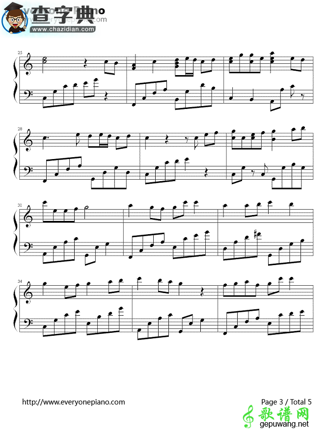 暖暖钢琴谱_梁静茹暖暖钢琴曲谱