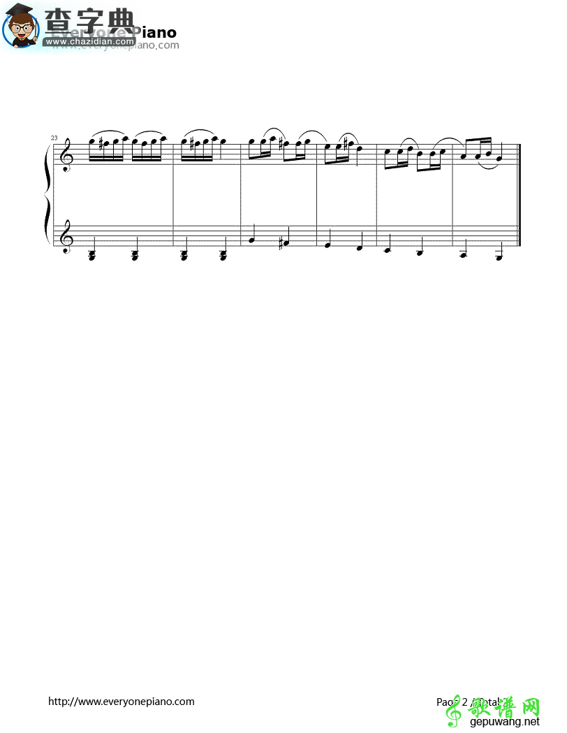 风笛舞曲钢琴谱_Bagpipe Dance钢琴谱