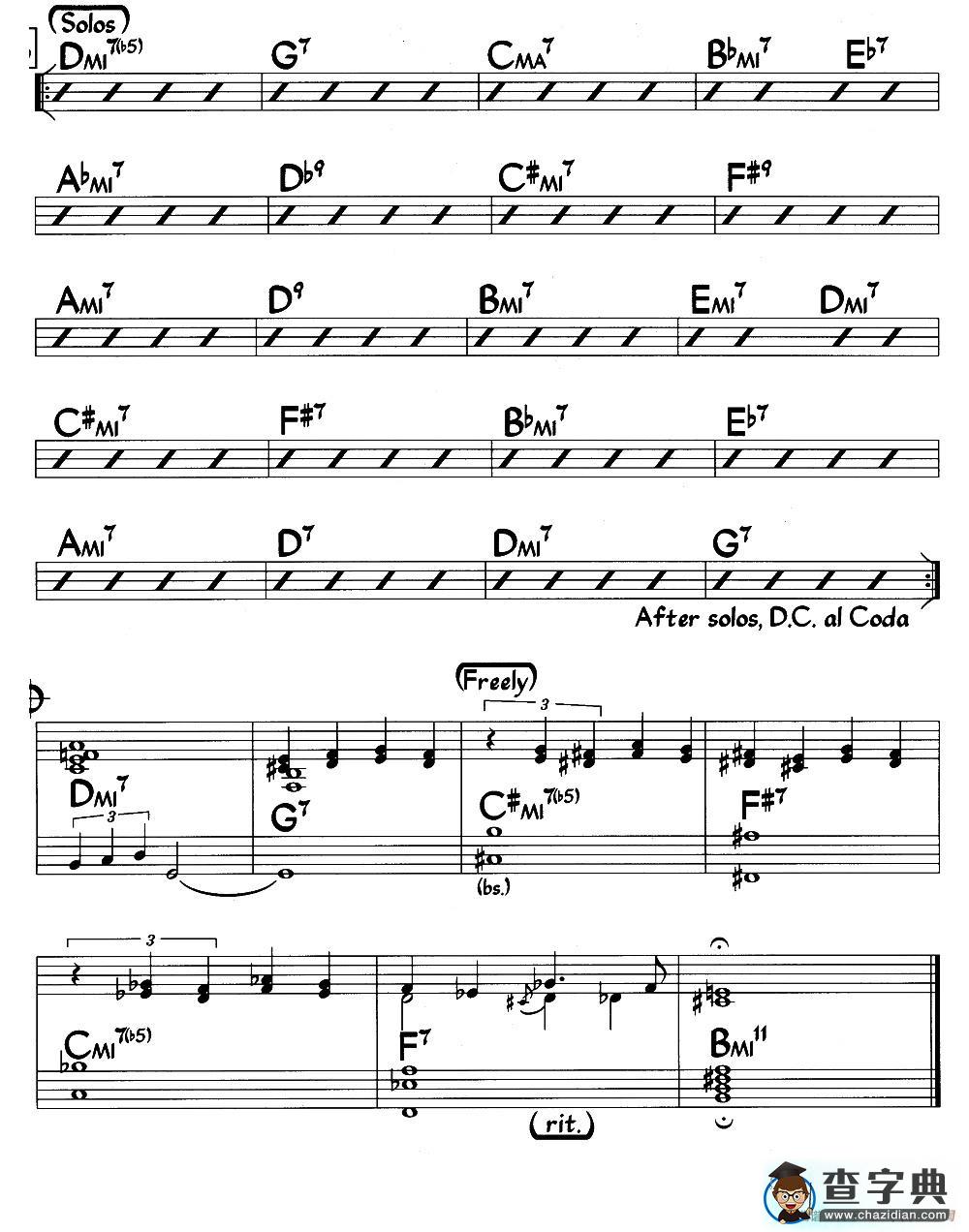 Dee Song（爵士钢琴曲）钢琴谱