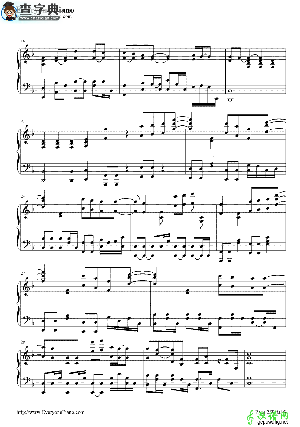 21 Guns钢琴谱_《变形金刚2》插曲钢琴谱