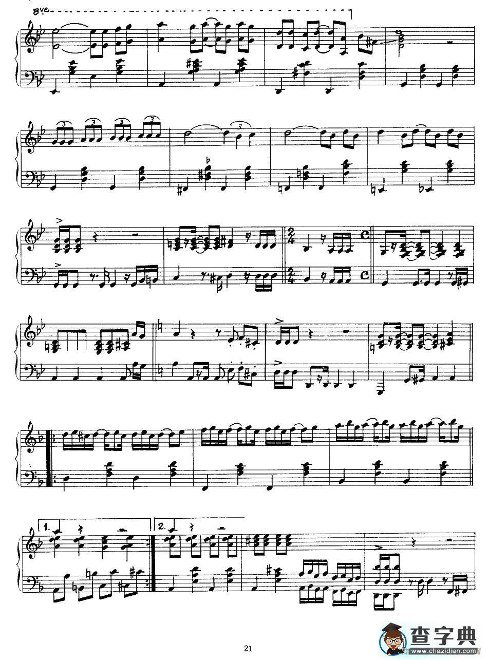 Bach Gammon钢琴谱