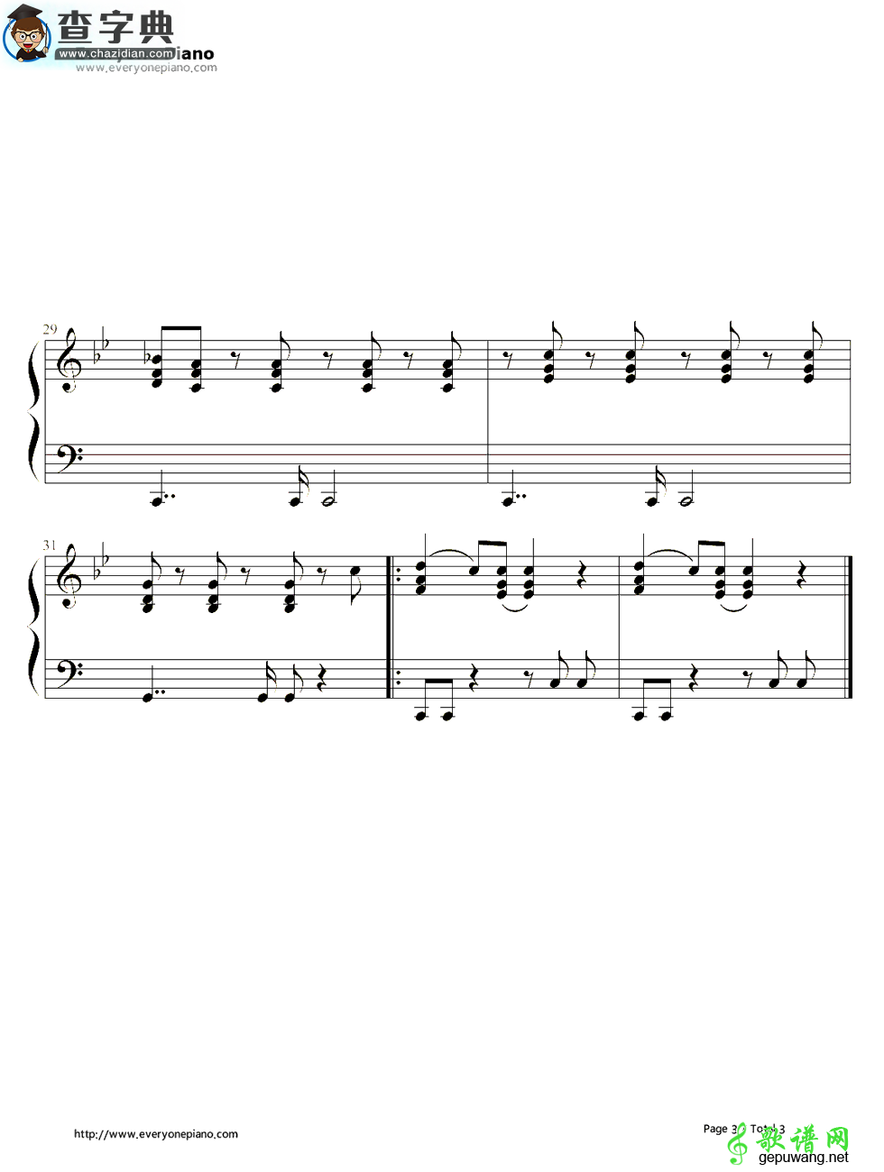 【Lean on Me钢琴谱】Bill Withers