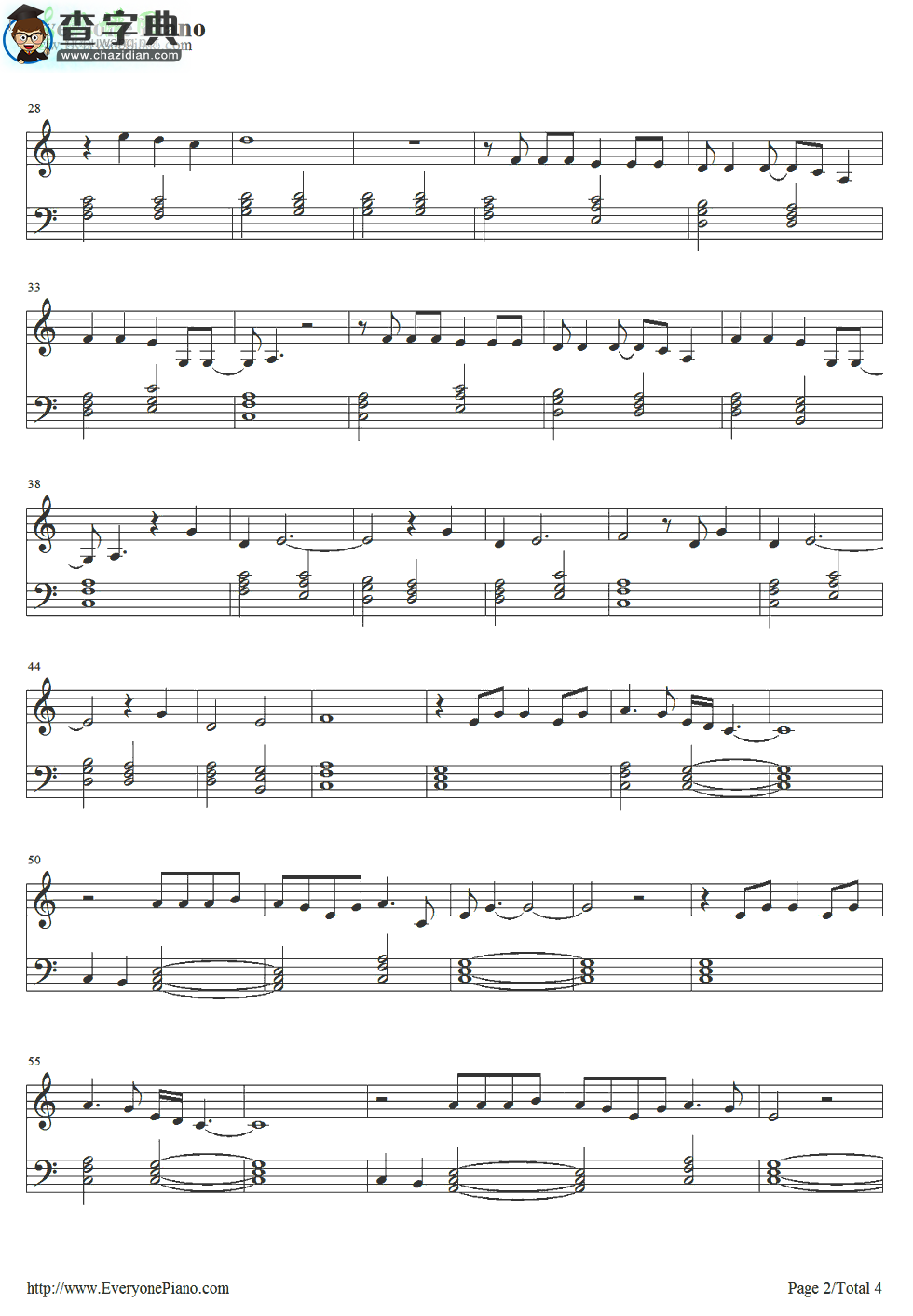 【Ride钢琴谱】Lana Del Rey