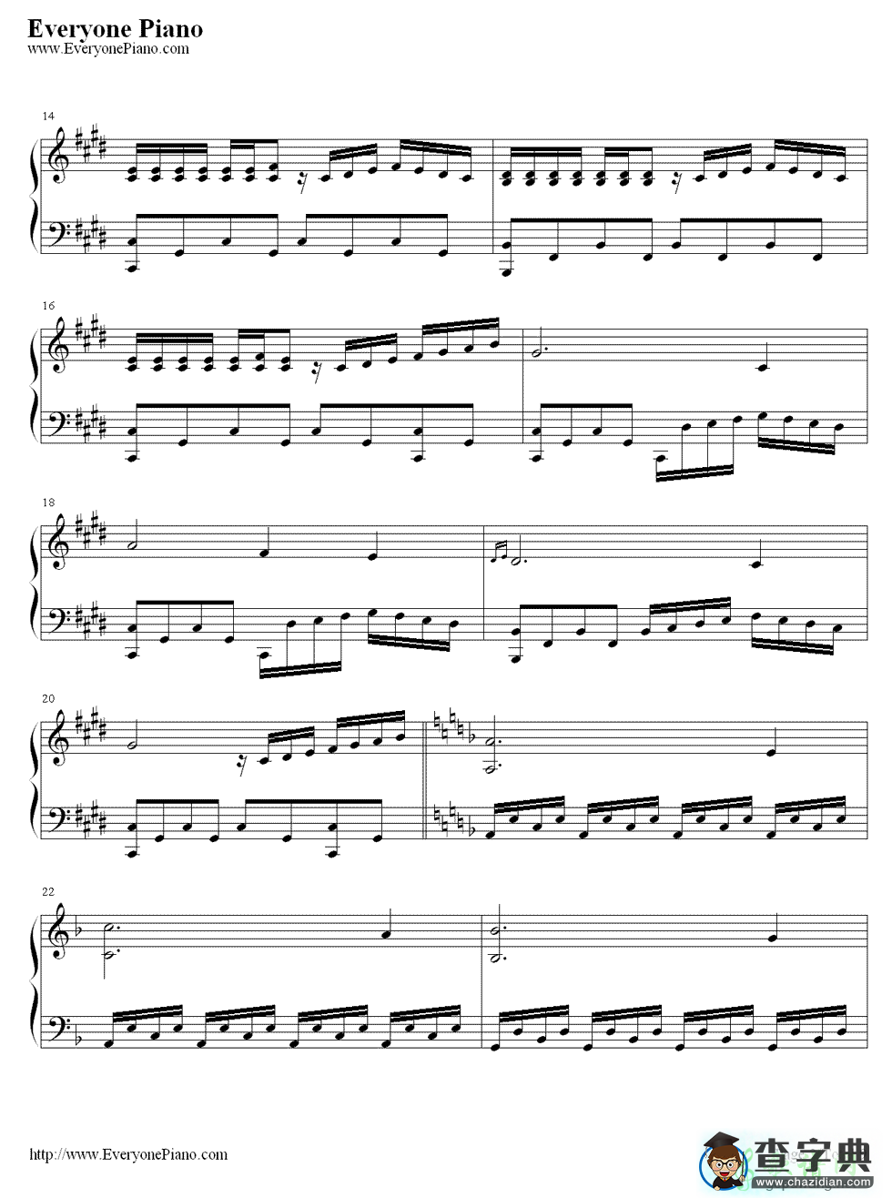 【Champion Select（英雄联盟排位音乐）钢琴谱】