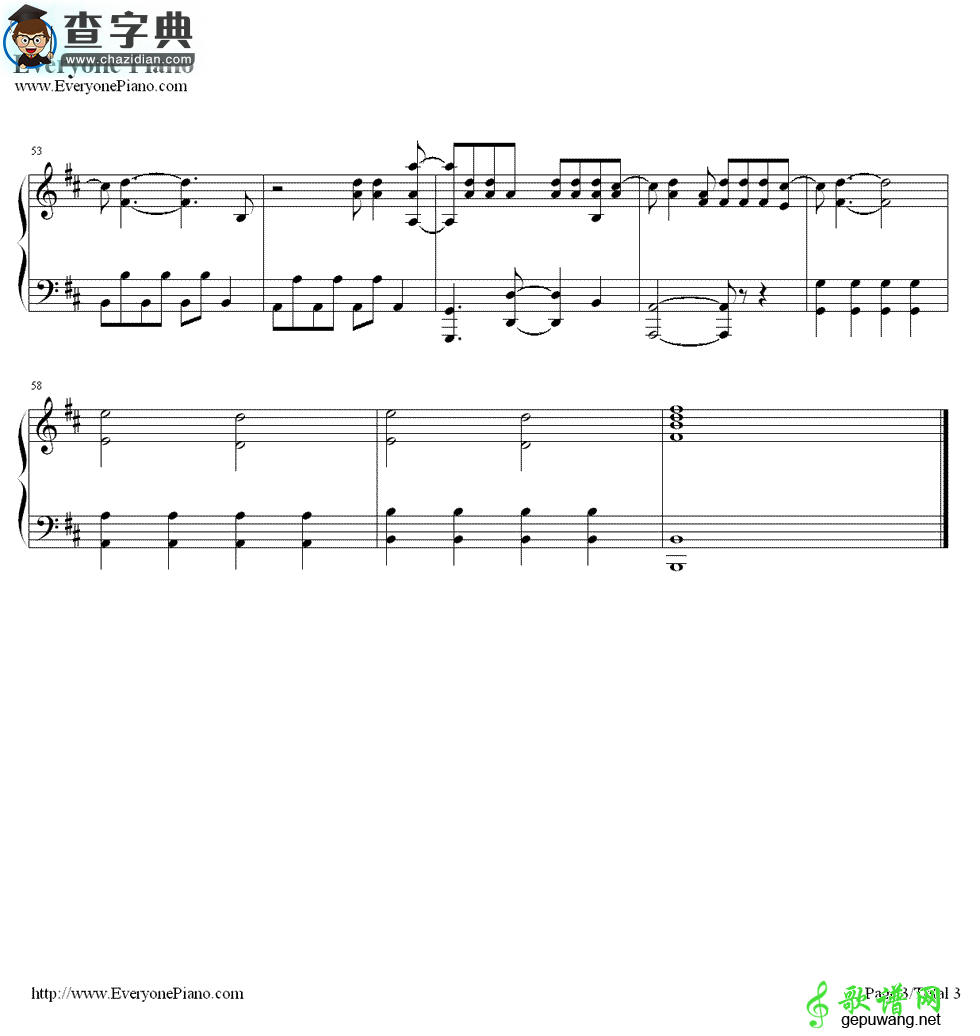 　【Sign-《火影忍者疾风传》钢琴谱】