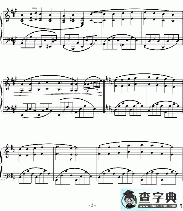 欢乐颂钢琴谱_贝多芬Song of Joy钢琴谱