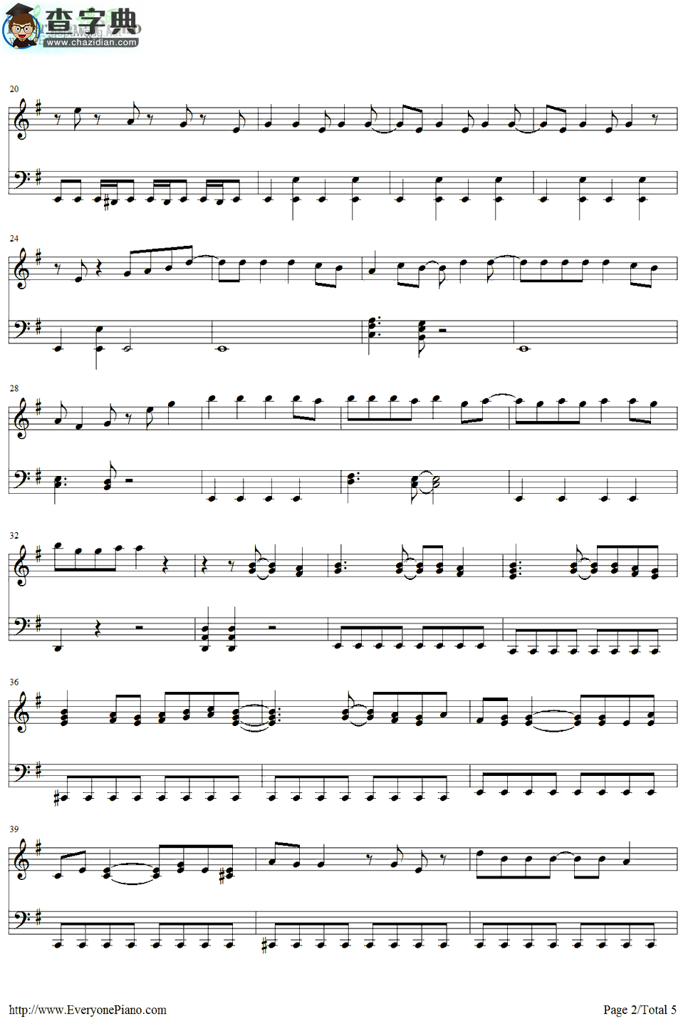 【The Phoenix钢琴谱】Fall Out Boy