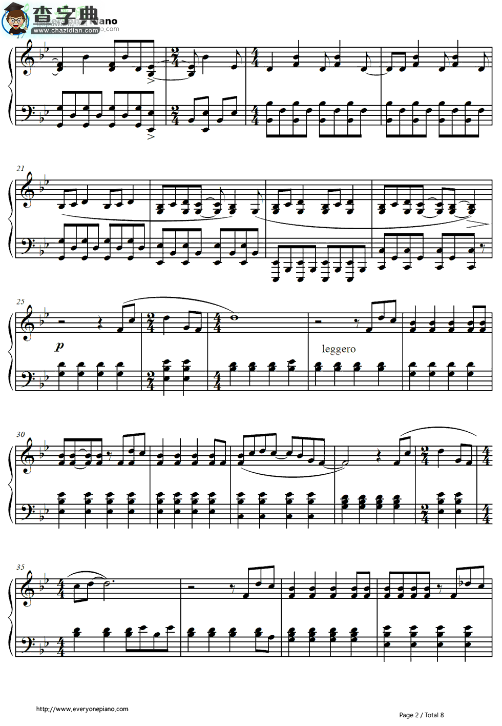 【Charlie Brown钢琴谱】Coldplay