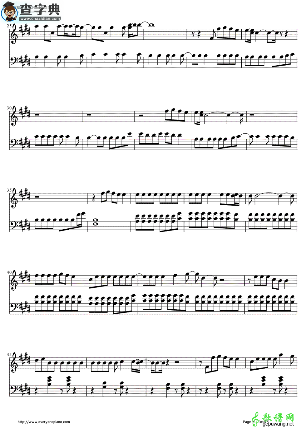 【Red钢琴谱】Taylor Swift