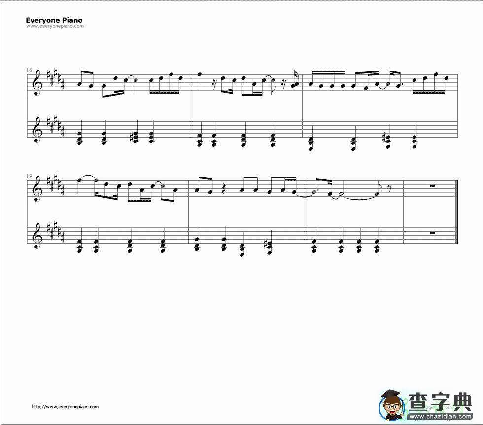 Take Me To Your Heart钢琴谱_Take Me To Your Heart吻别英文版