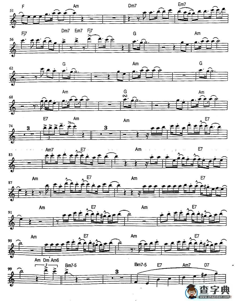 Oye Mi Canto萨克斯谱