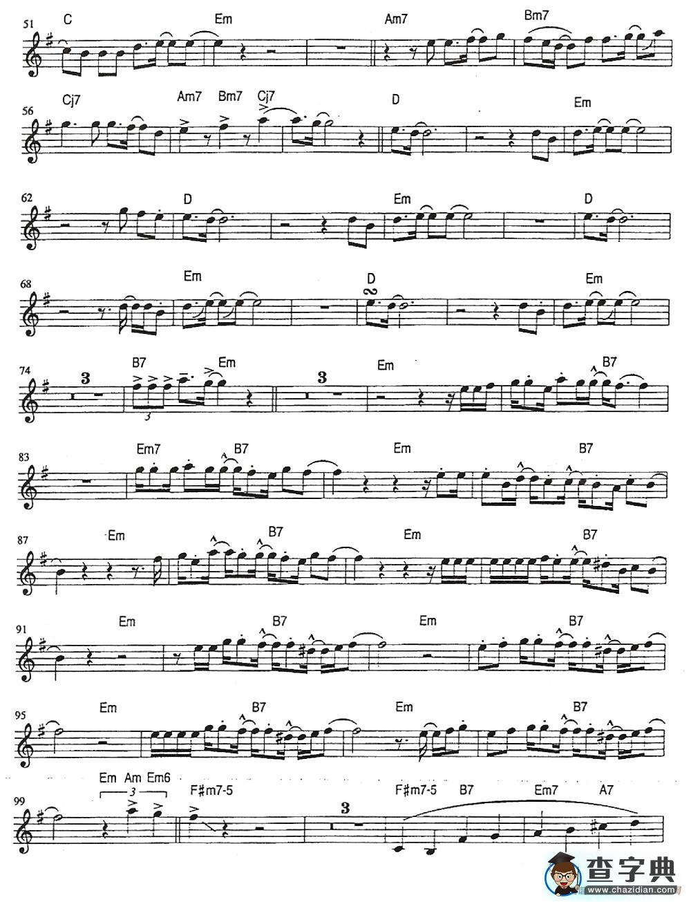 Oye Mi Canto萨克斯谱
