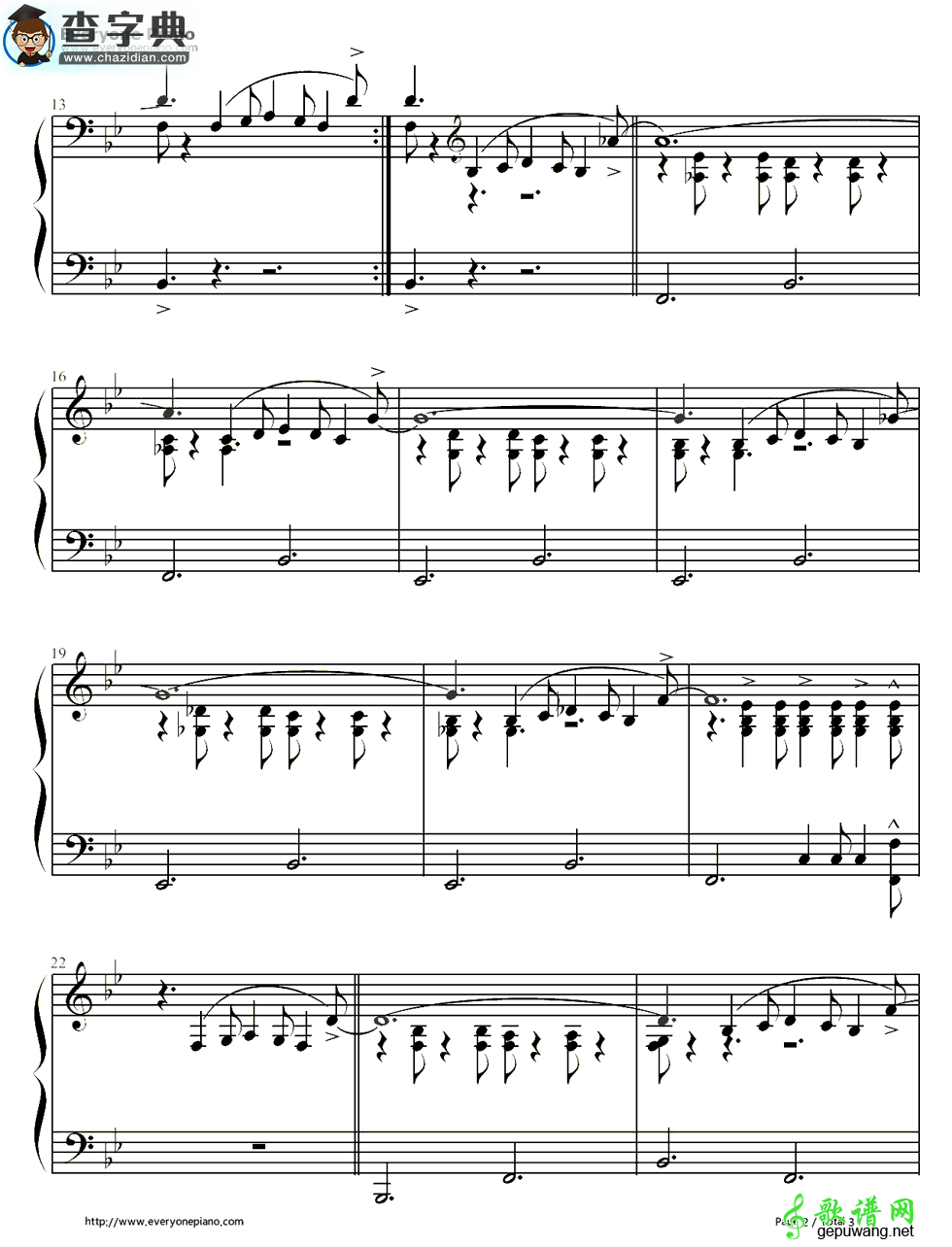 【All That Jazz!钢琴谱】五线谱