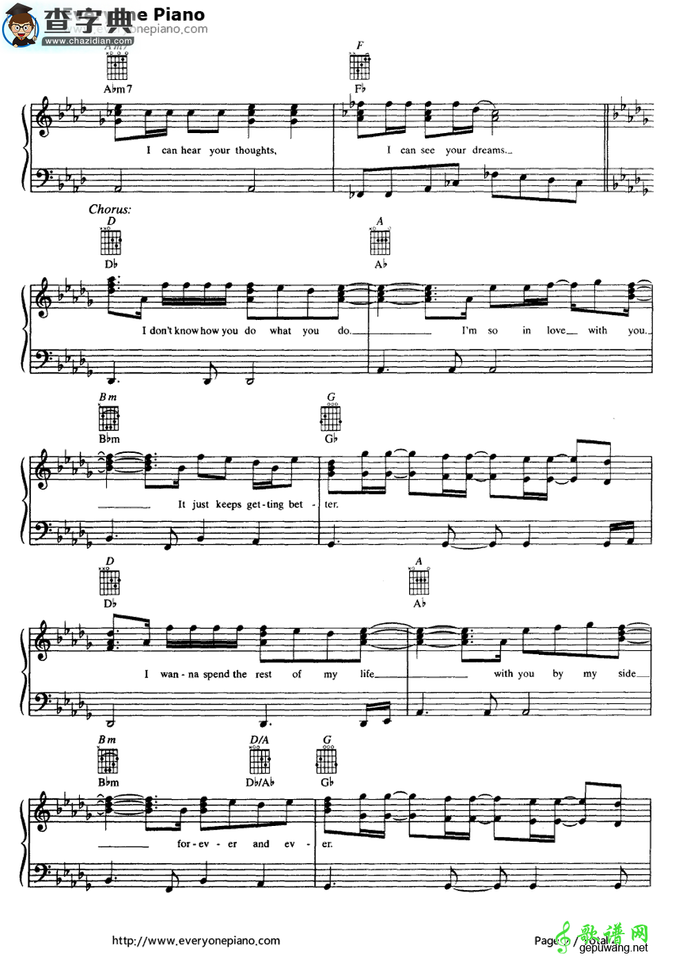 【Amazed钢琴谱】Lonestar