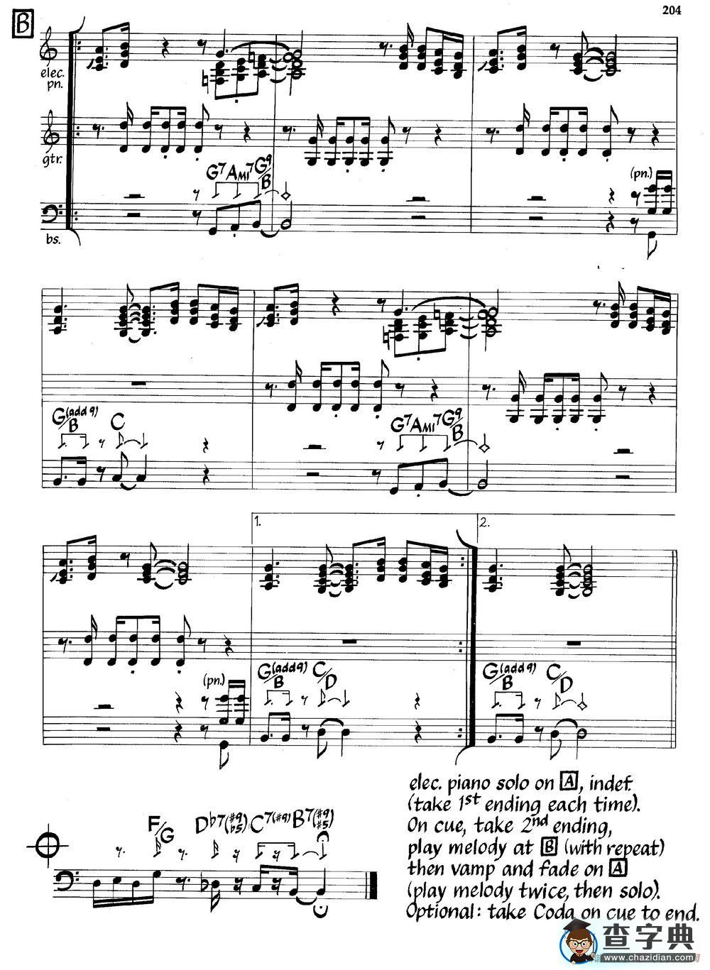 Matinee Idol（爵士钢琴曲）钢琴谱