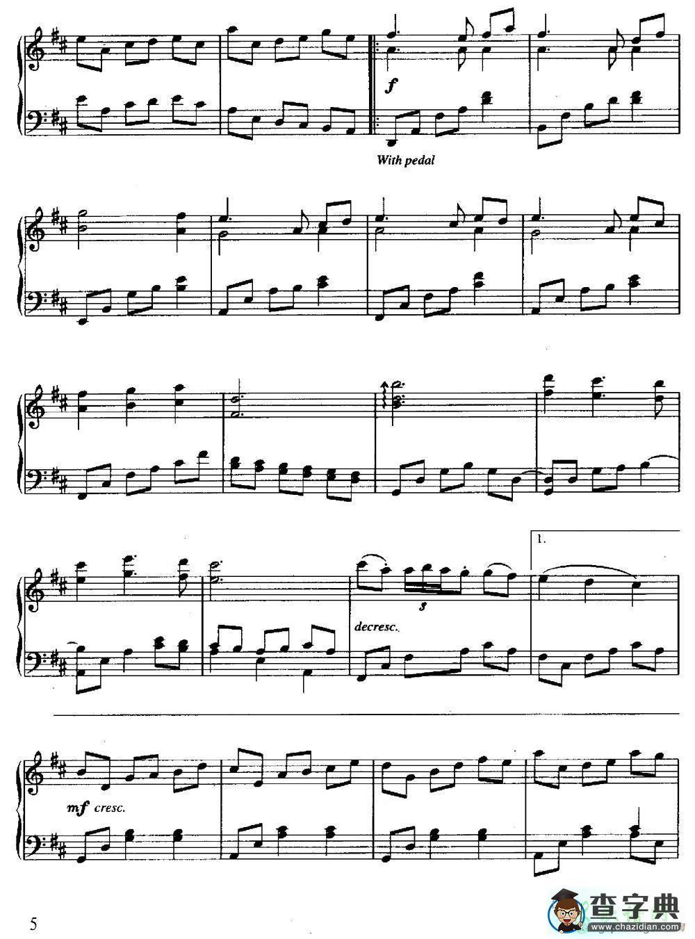【Reflections of Passion钢琴谱】五线谱
