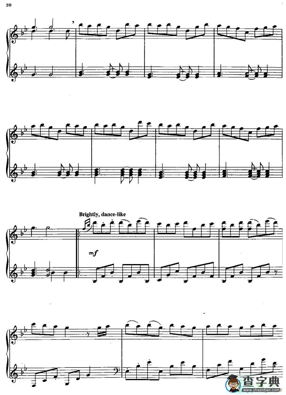 【Marching Season钢琴谱】五线谱