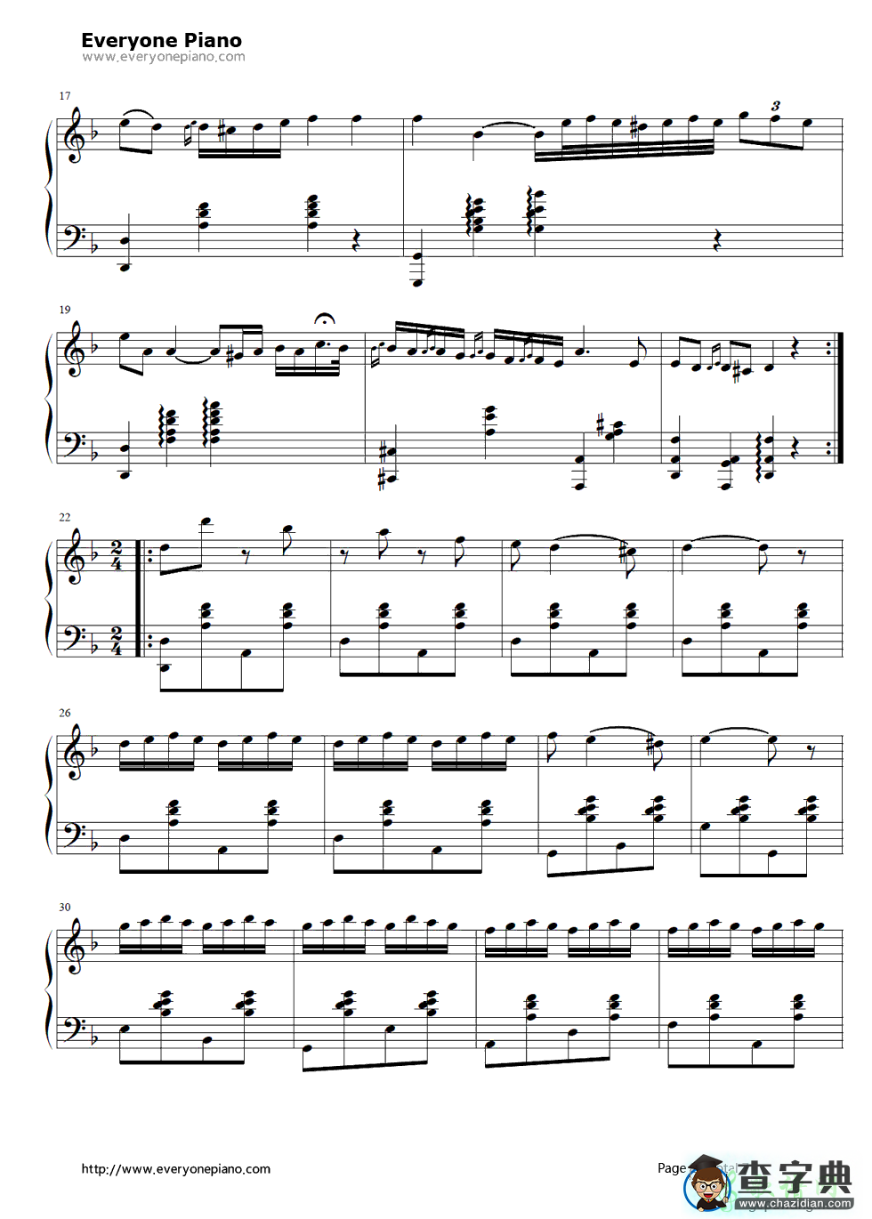 【查尔达什舞曲钢琴谱】Vittorio Monti